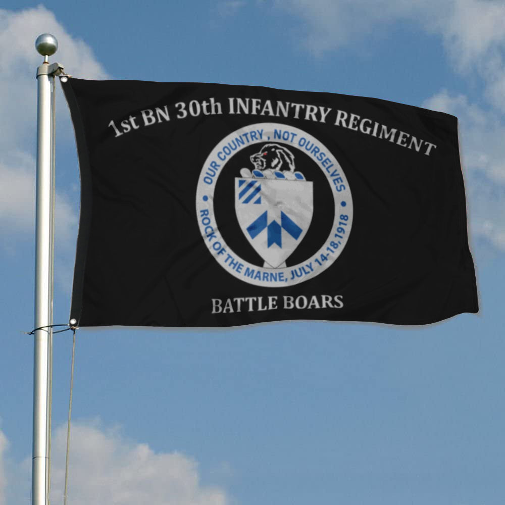 Fyon 30th IN. Custom Guidon Flag Indoor and outdoor banner