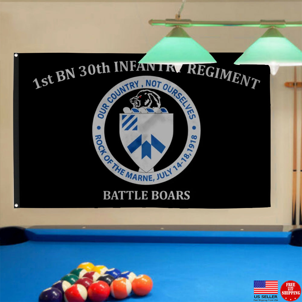 Fyon 30th IN. Custom Guidon Flag Indoor and outdoor banner