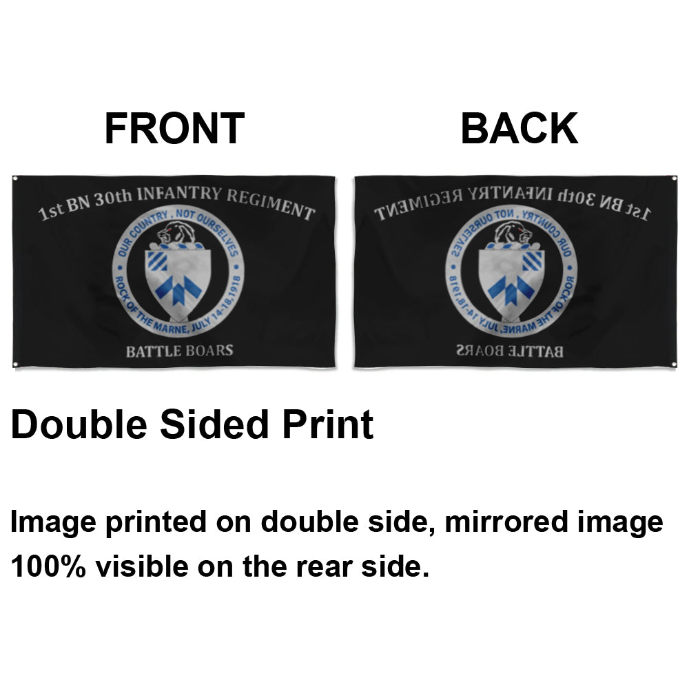 Fyon 30th IN. Custom Guidon Flag Indoor and outdoor banner
