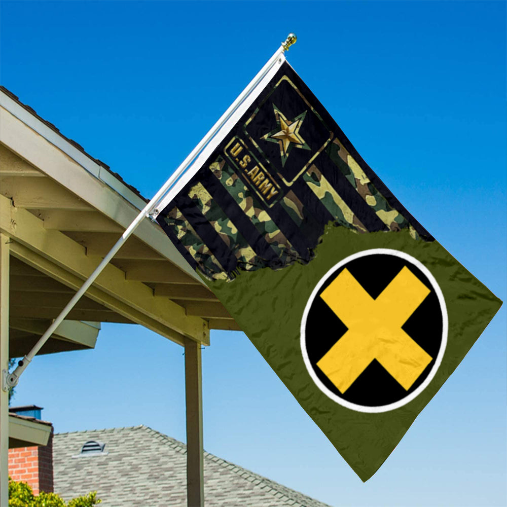 Fyon 33th Infantry division History Flag Banner