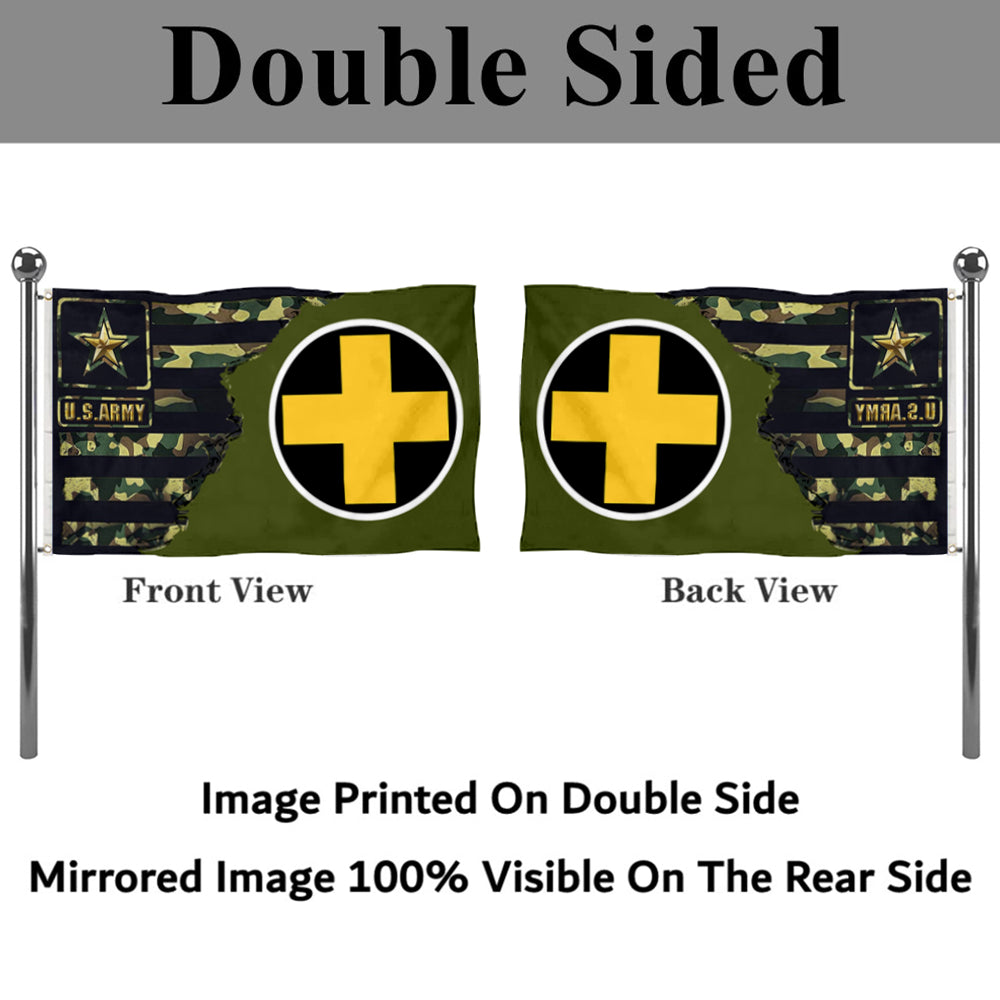 Fyon 33th Infantry division History Flag Banner