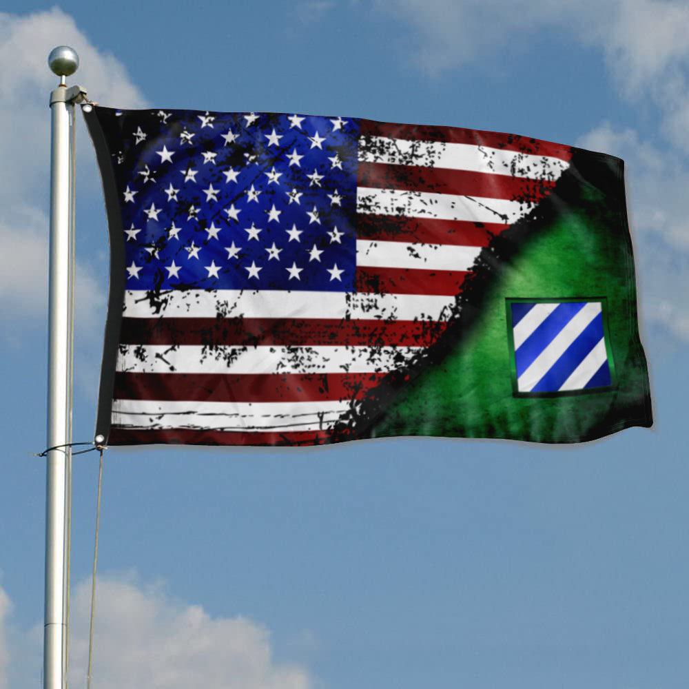 Fyon 3Rd ID Stars And Stripes Flag Indoor and outdoor banner
