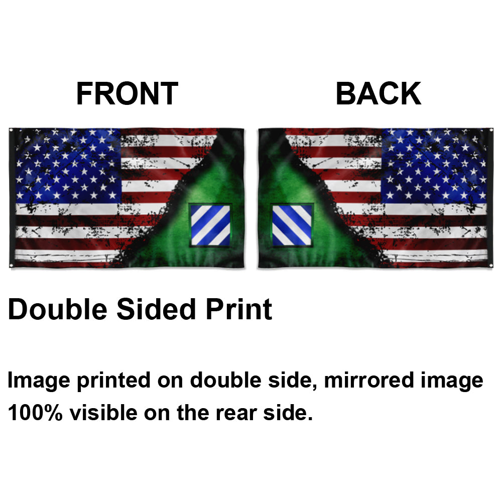 Fyon 3Rd ID Stars And Stripes Flag Indoor and outdoor banner
