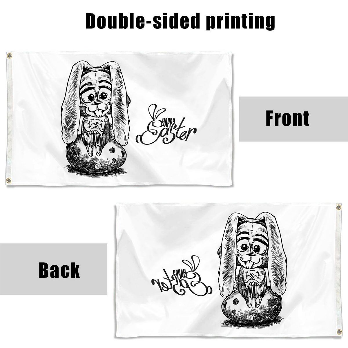Fyon Happy Easter flag Indoor and outdoor banner 2231415