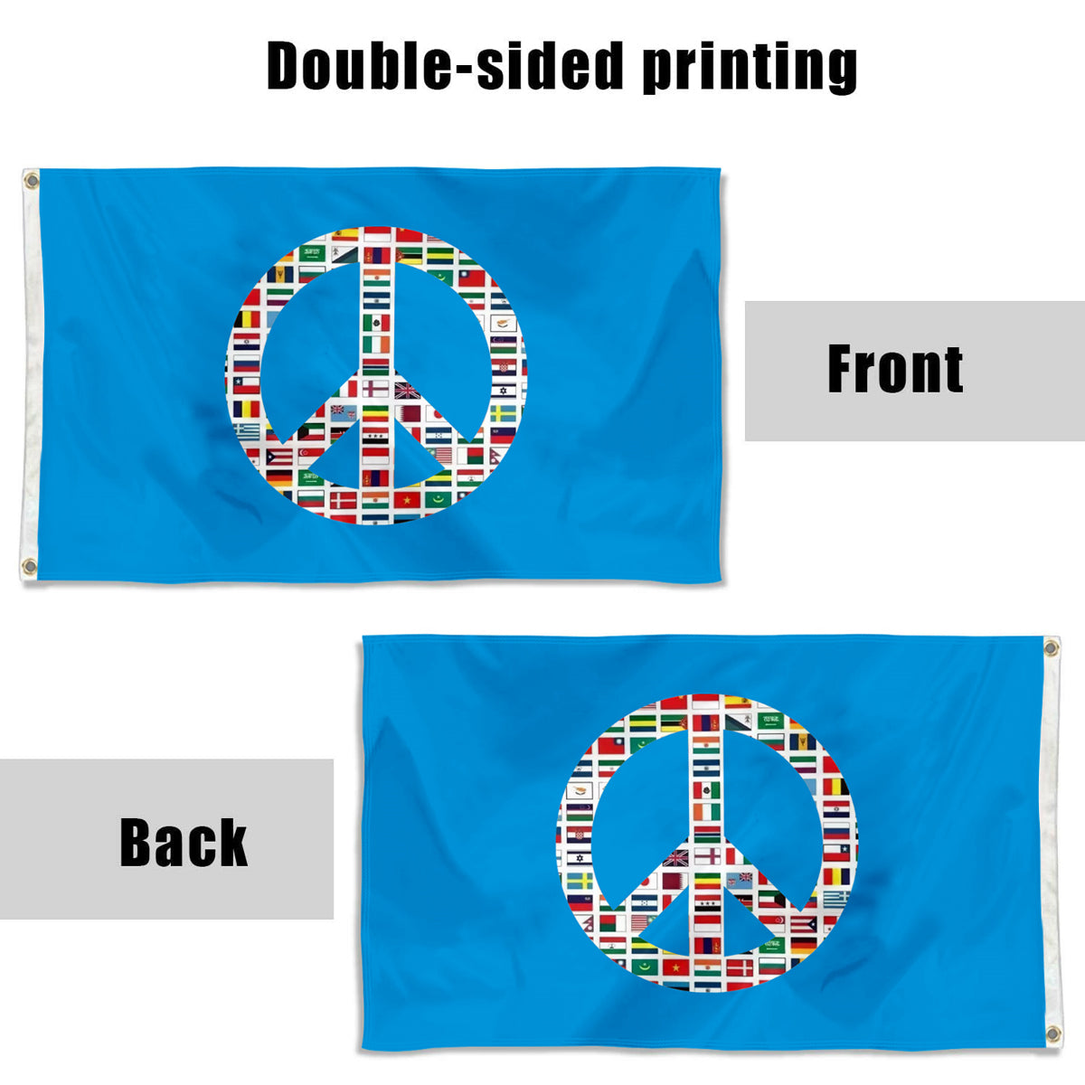 Fyon Peace Flag Indoor and outdoor banner