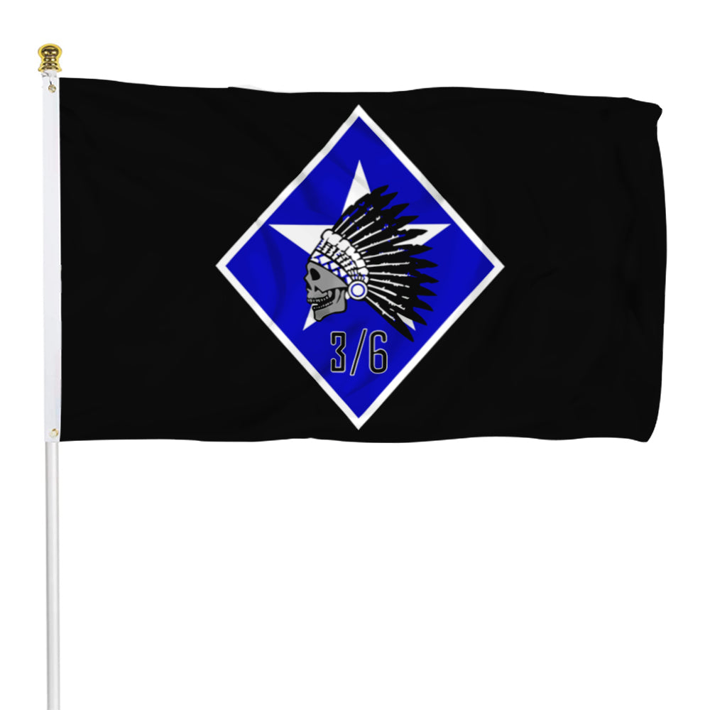 Fyon 3rd Battalion 6th Marines Flag Banner