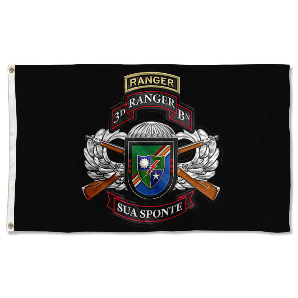 Fyon 3rd Ranger Battalion Combo Flag Banner