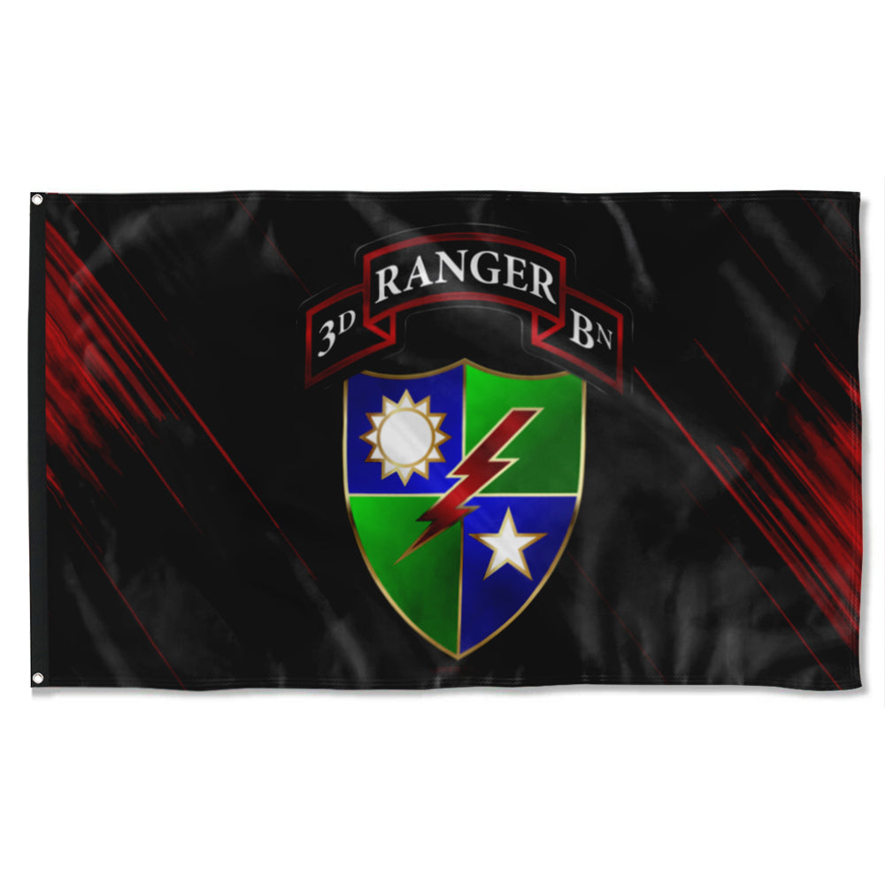 Fyon 3rd Ranger Bn Battalion Flag Indoor and outdoor banner