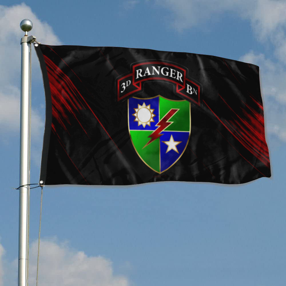 Fyon 3rd Ranger Bn Battalion Flag Indoor and outdoor banner