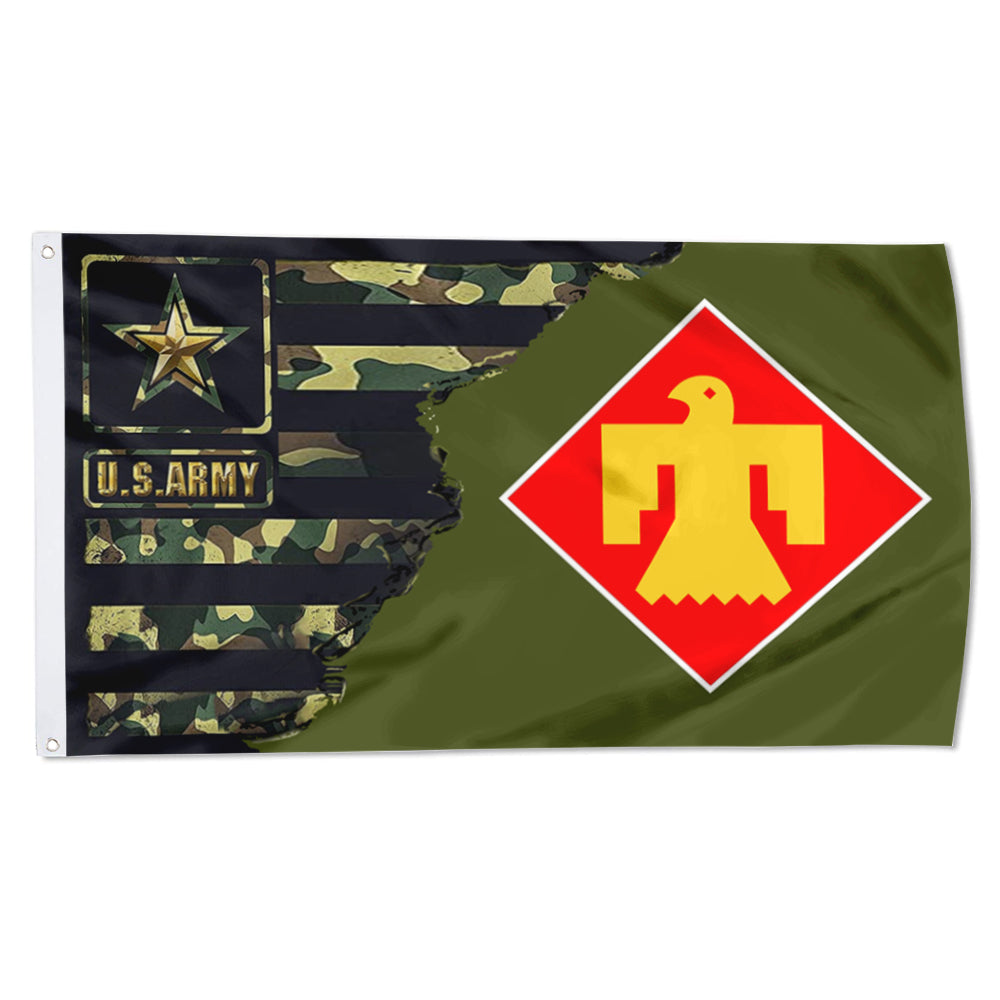 Fyon 45th Infantry division History Flag Banner