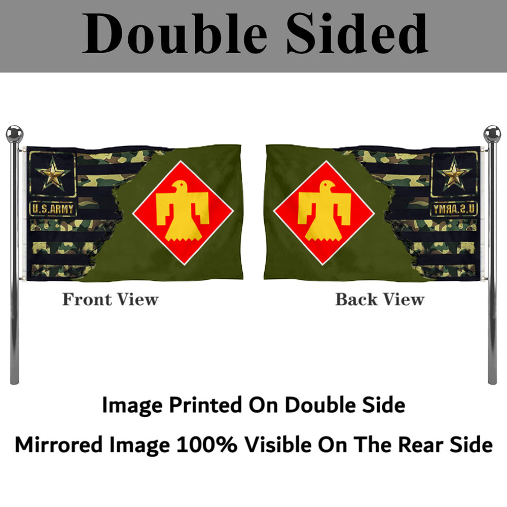 Fyon 45th Infantry division History Flag Banner