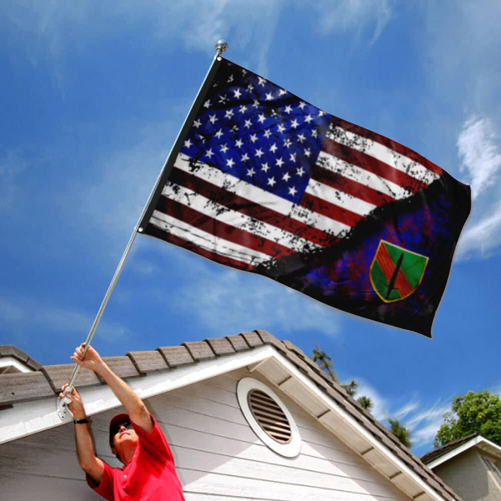 Fyon 4TH SFAB Stars And Stripes Flag Indoor and outdoor banner