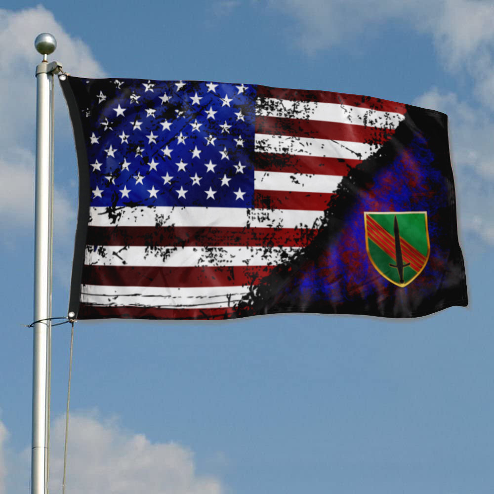 Fyon 4TH SFAB Stars And Stripes Flag Indoor and outdoor banner