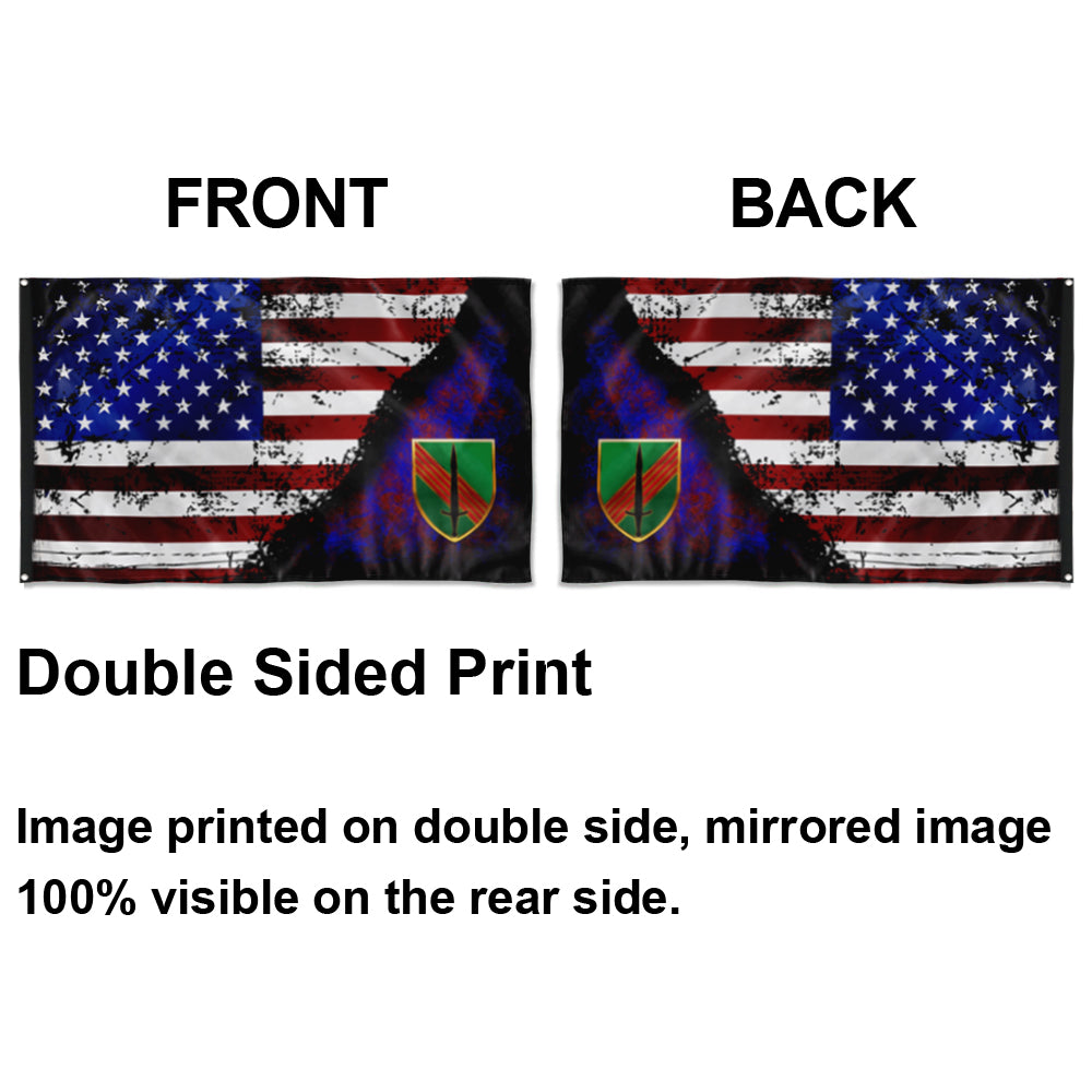 Fyon 4TH SFAB Stars And Stripes Flag Indoor and outdoor banner