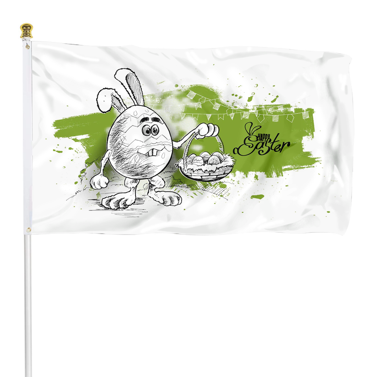 Fyon Happy Easter flag Indoor and outdoor banner 2231416