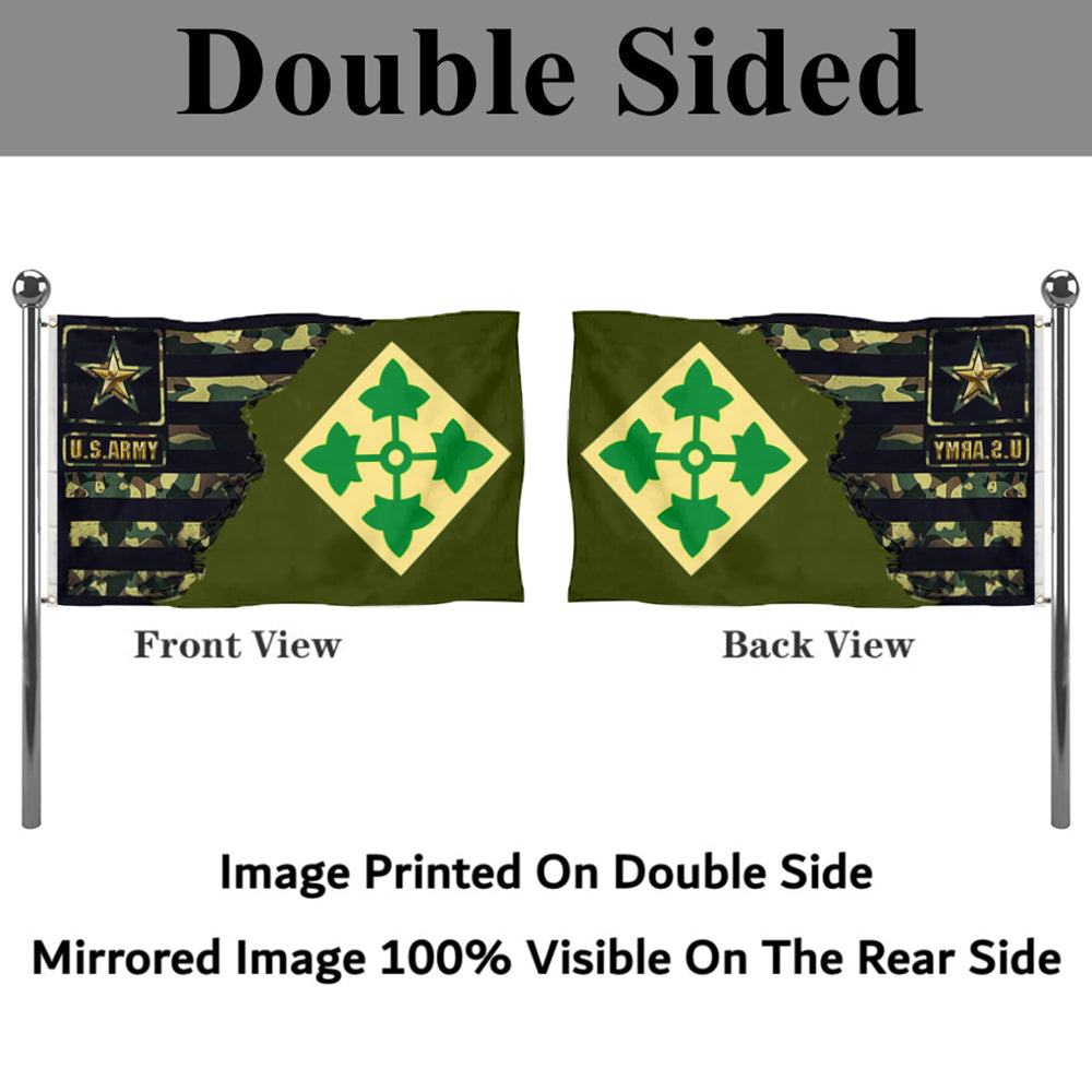 Fyon 4th Infantry division Flag Banner