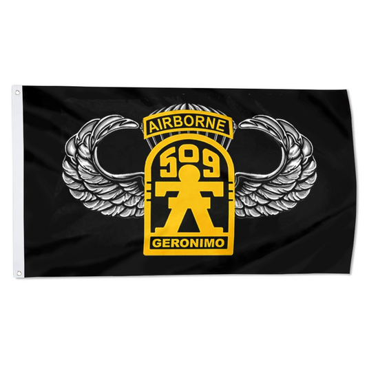 Fyon 509th Geronimo Airborne W Master Wings Flag Indoor and outdoor banner 40704