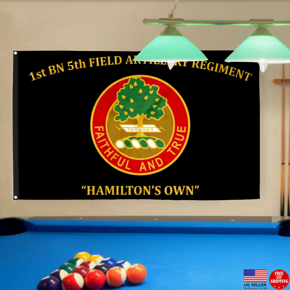 Fyon 5th Field Artillery Flag Indoor and outdoor banner