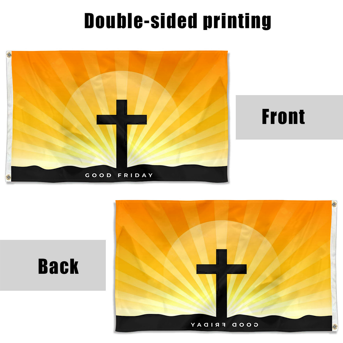 Fyon Good Friday flag Jesus Indoor and outdoor banner 2231406