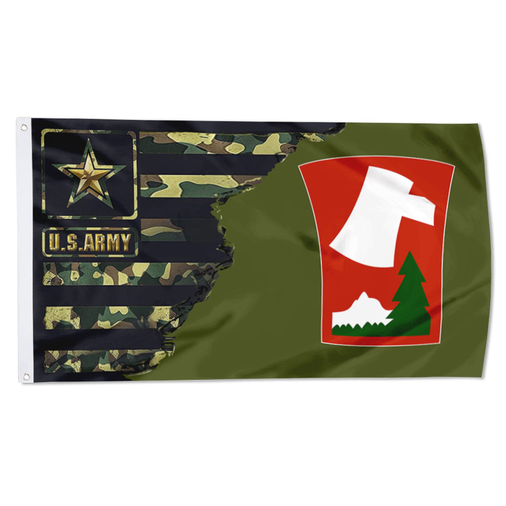 Fyon 70th Infantry division History Flag Banner