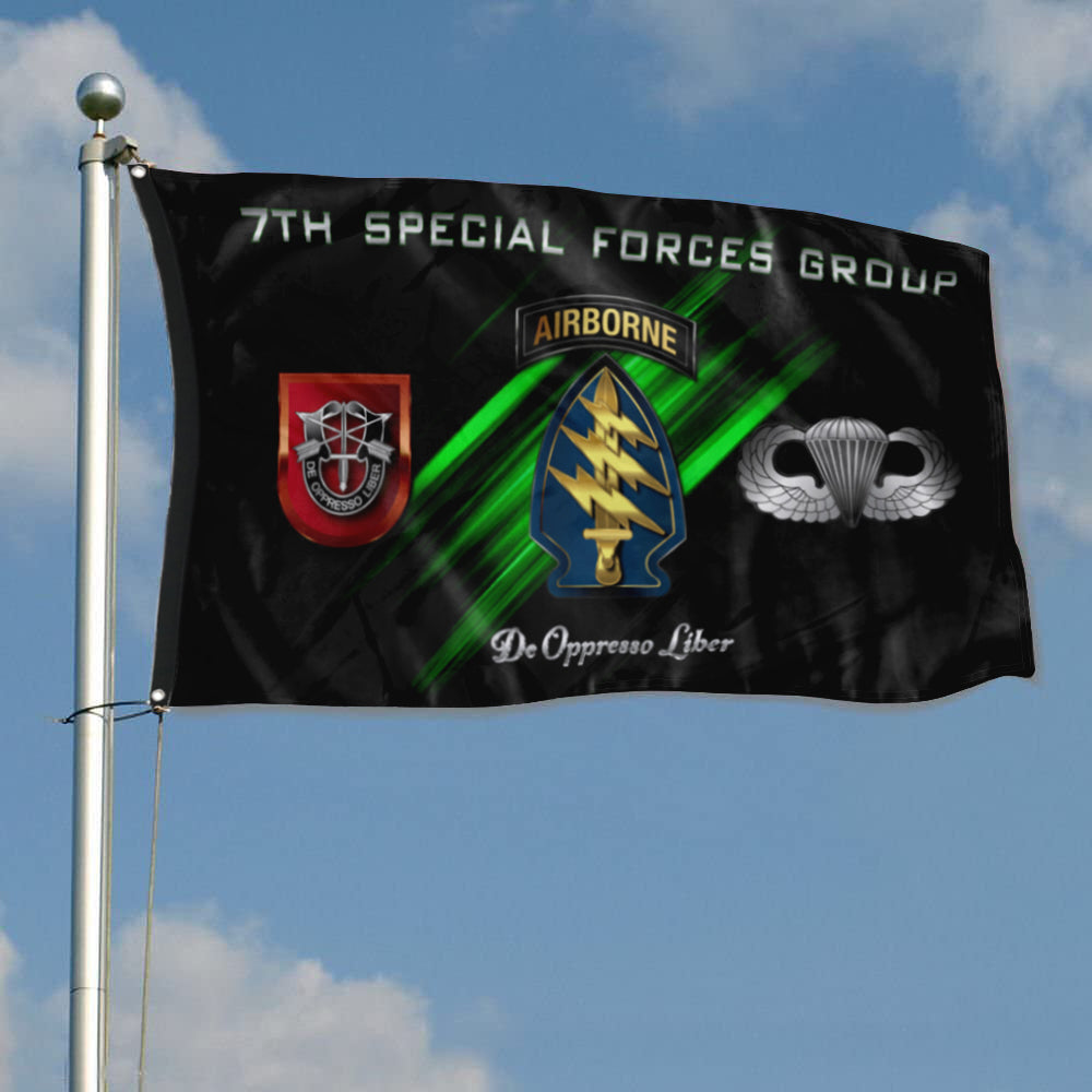 Fyon 7th Group Airborne Flag Indoor and outdoor banner