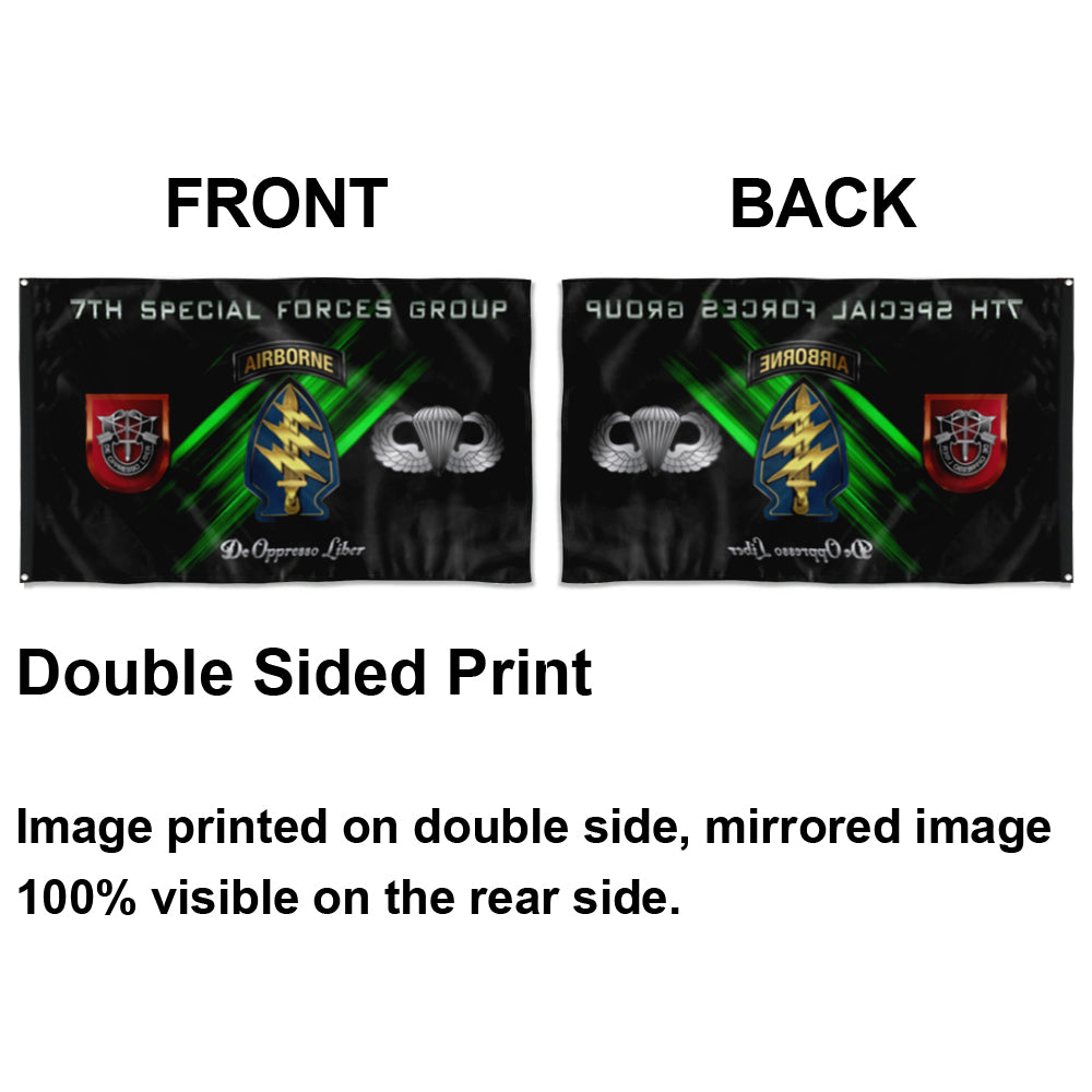 Fyon 7th Group Airborne Flag Indoor and outdoor banner