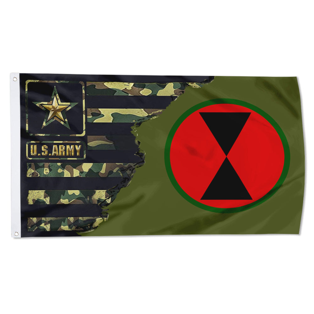 Fyon 7th Infantry division Flag Banner
