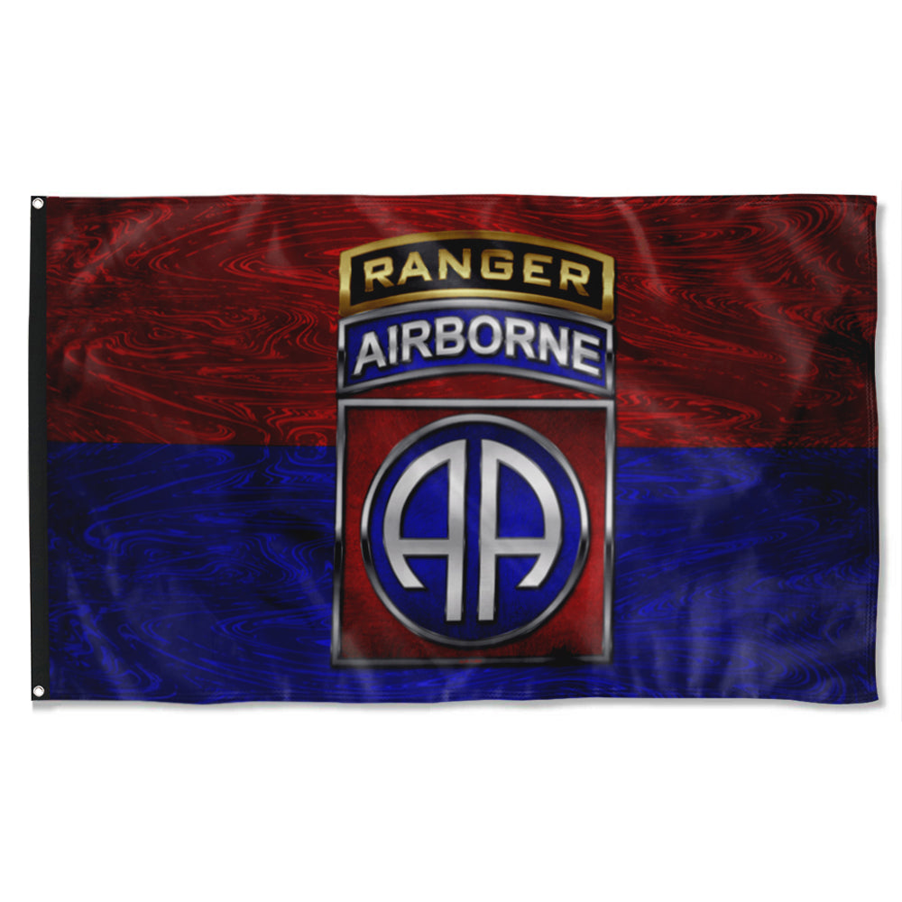 Fyon 82ND Airborne Division Tabbed Flag Indoor and outdoor banner