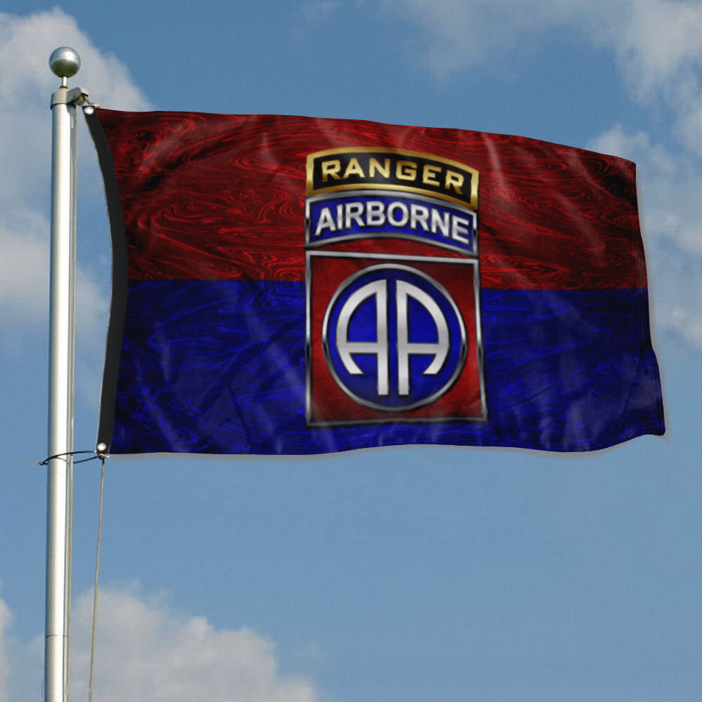 Fyon 82ND Airborne Division Tabbed Flag Indoor and outdoor banner