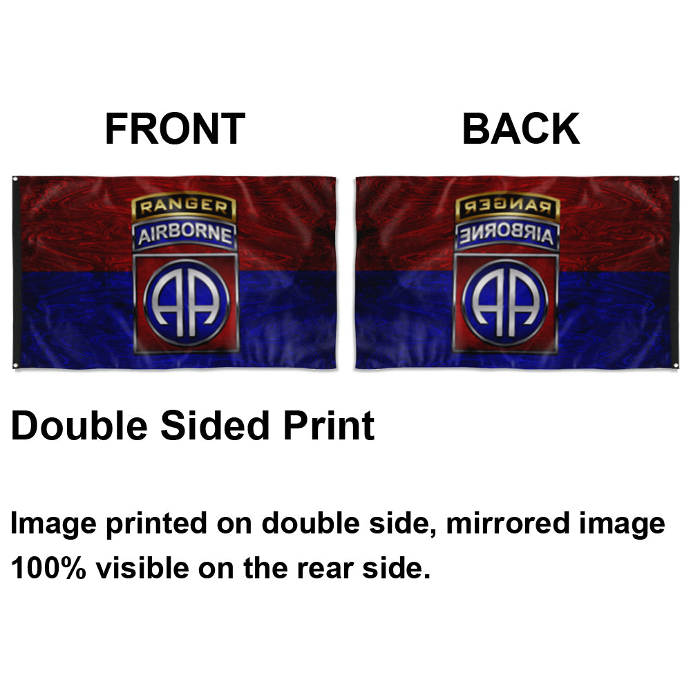 Fyon 82ND Airborne Division Tabbed Flag Indoor and outdoor banner