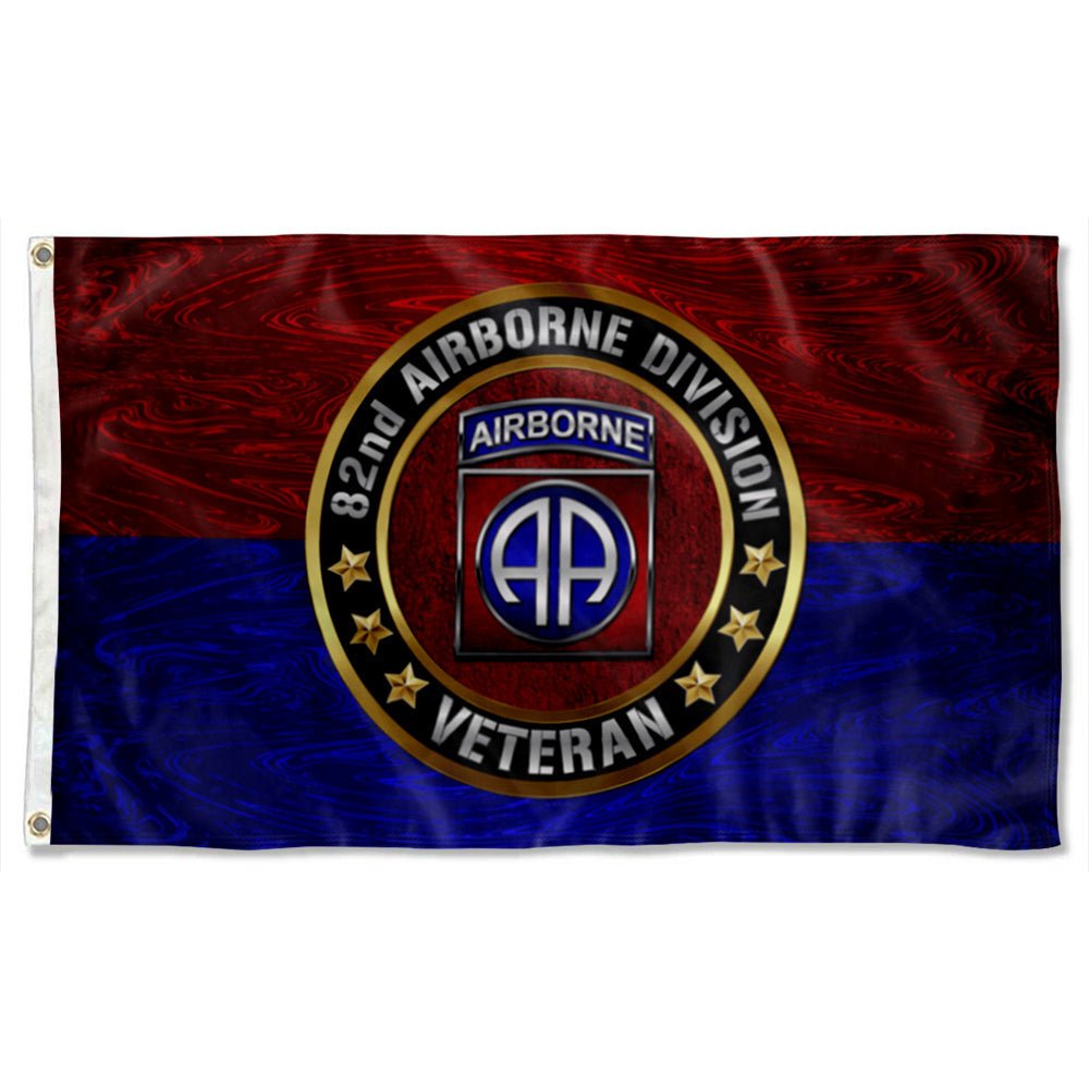 Fyon 82nd Airborne Division Veterans Flag Indoor and outdoor banner