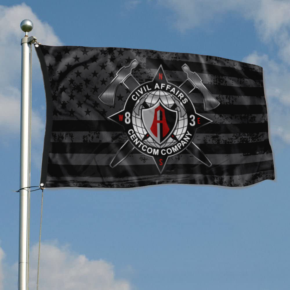 Fyon 83 Rd Centcom Company US Subdued Flag Indoor and outdoor banner