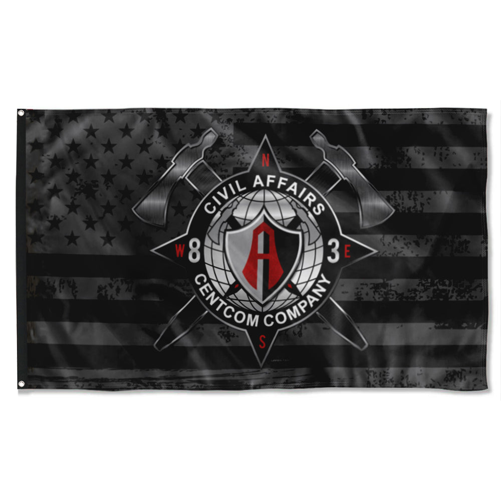 Fyon 83rd Centcom Company US Subdued Star & Stripes Flag Indoor and outdoor banner