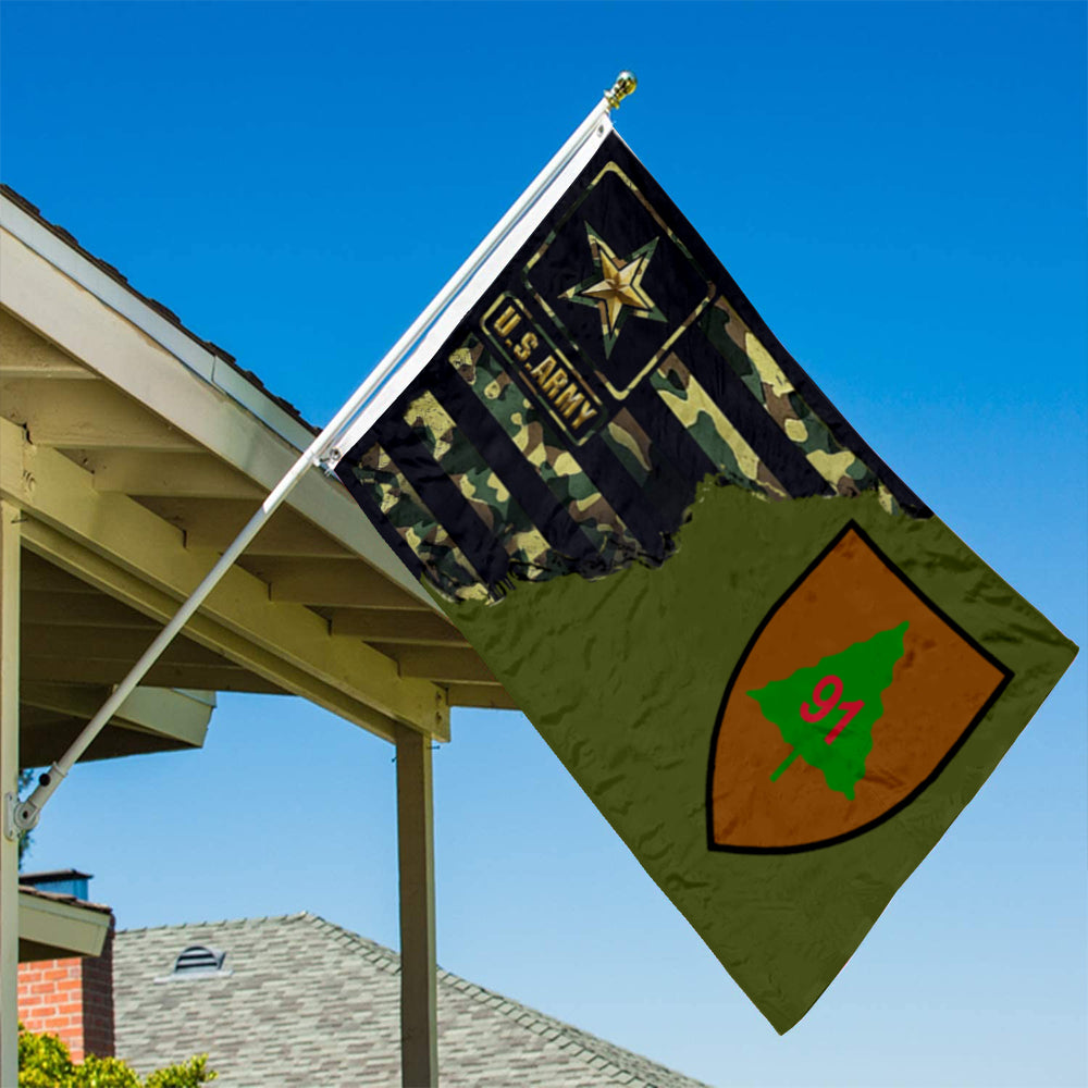 Fyon 91st Infantry division Flag Banner
