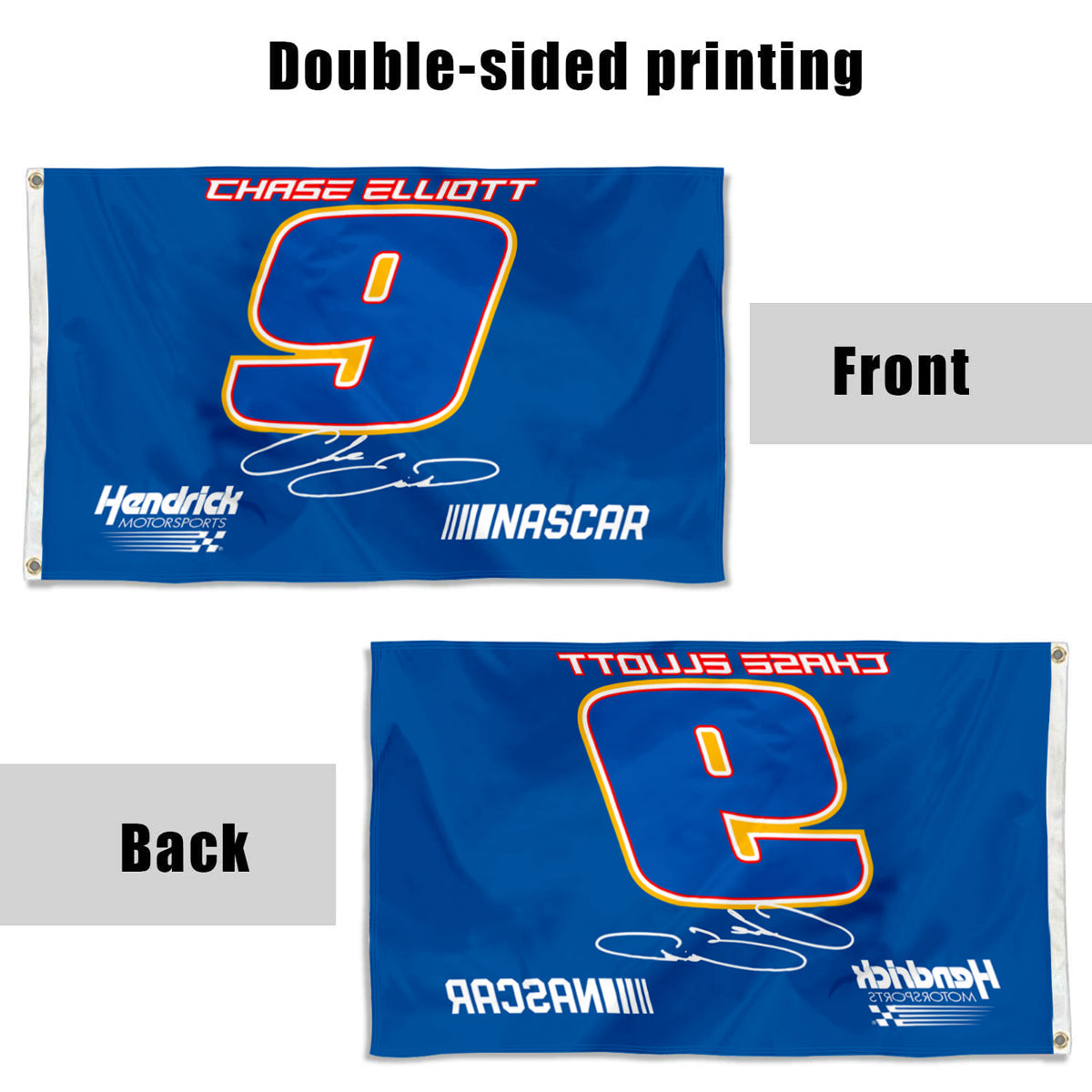 Fyon #9 Motorsports Chase Elliott Flag Banner