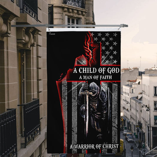 Fyon A Child Of God. A Man Of Faith. A Warri Decorative Flag Banner