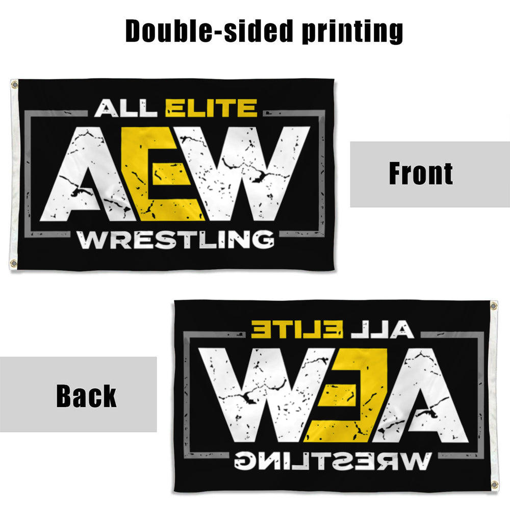 Fyon AEW Flag All Elite Wrestling Flag Banner