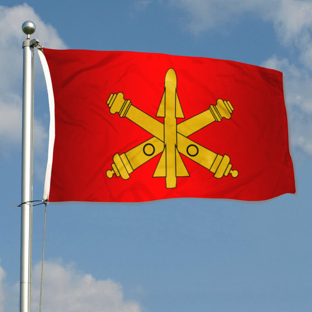 Fyon Air Defense Artillery Badge Flag Indoor and outdoor banner