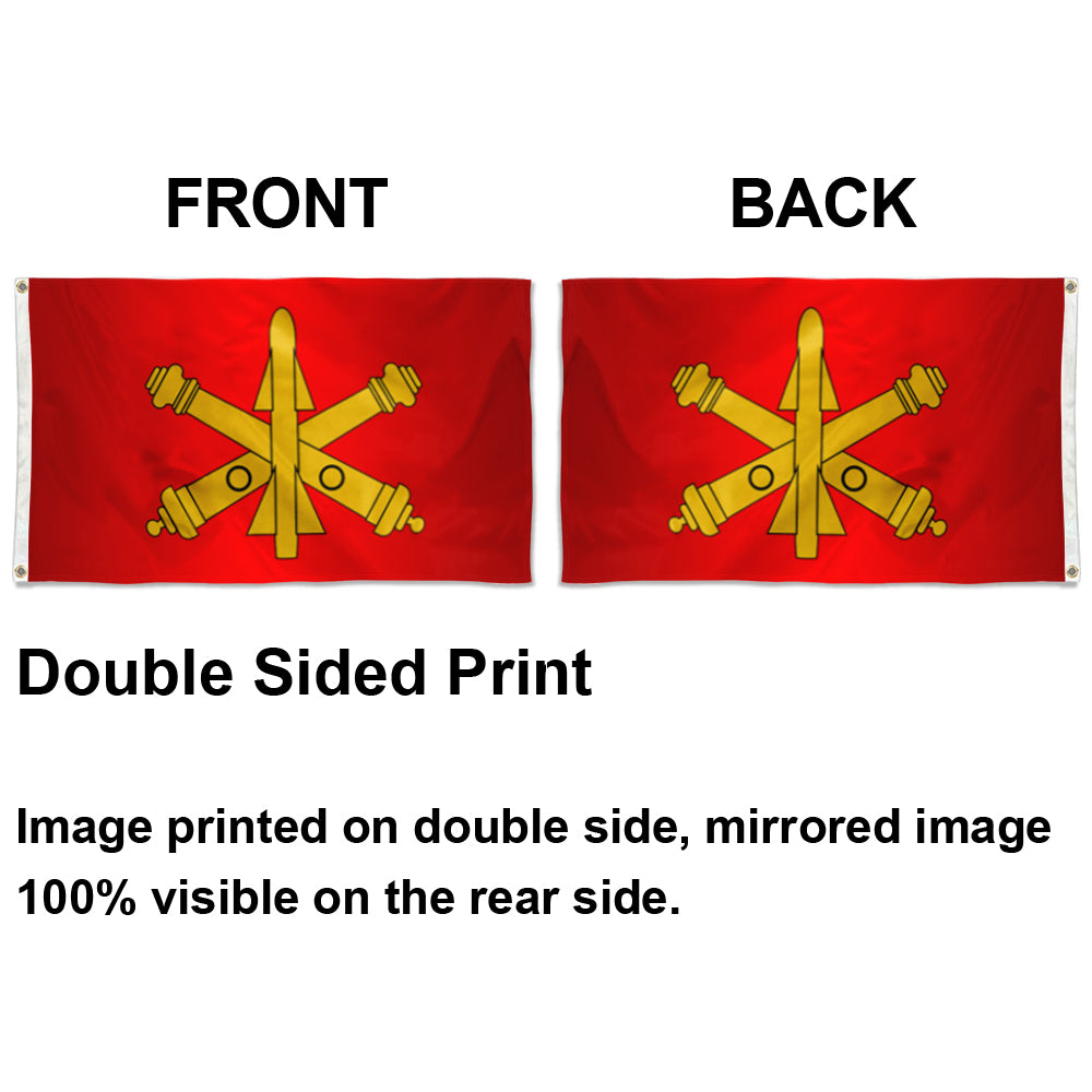 Fyon Air Defense Artillery Badge Flag Indoor and outdoor banner
