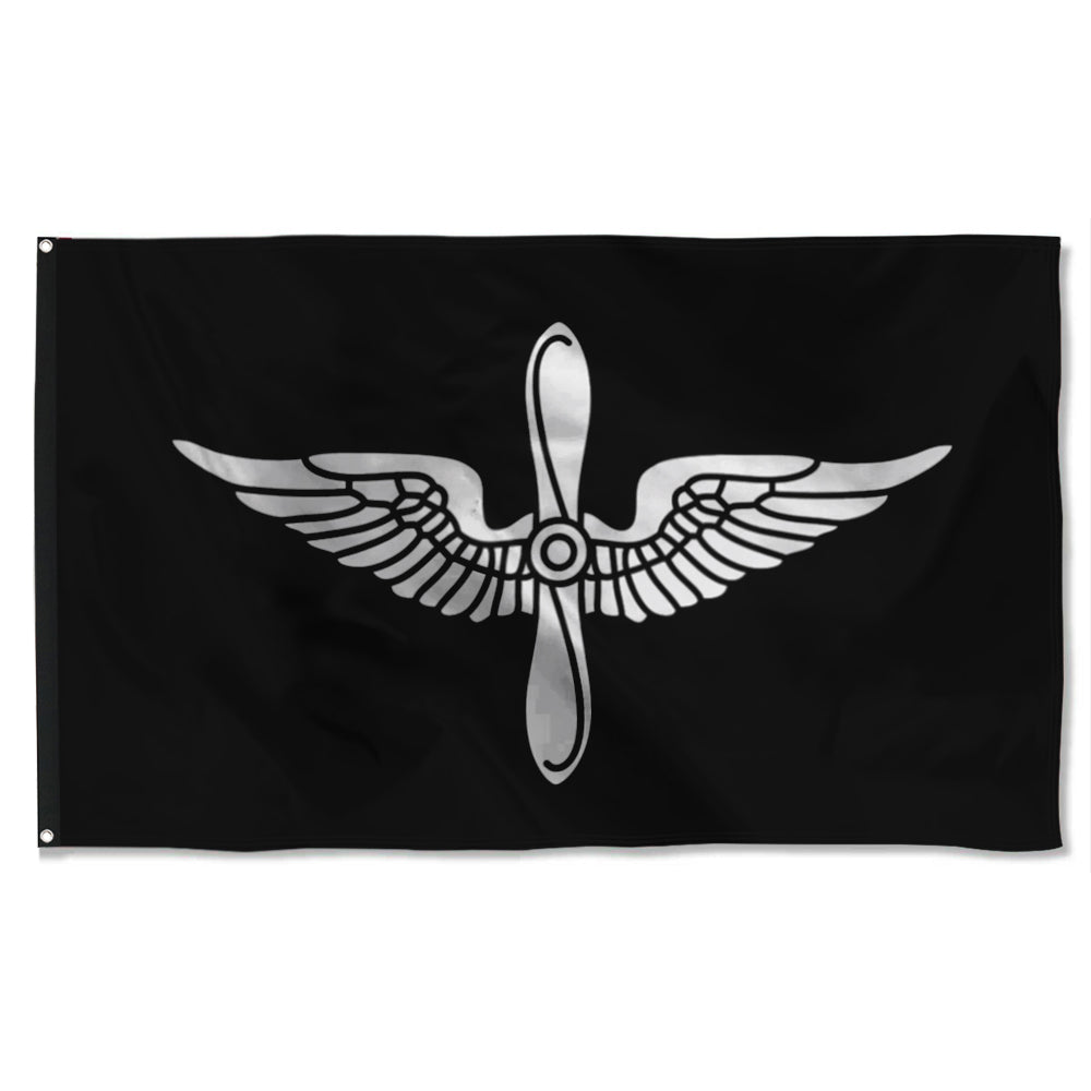 Fyon Branch Black and White Flag Indoor and outdoor banner