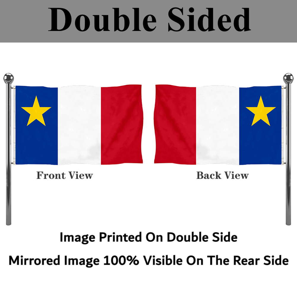 Fyon Acadia, Maine flag Banner