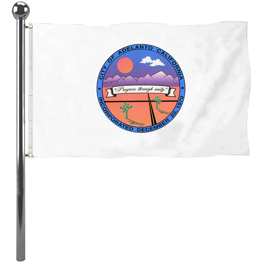 Fyon Adelanto, California Flag Banner