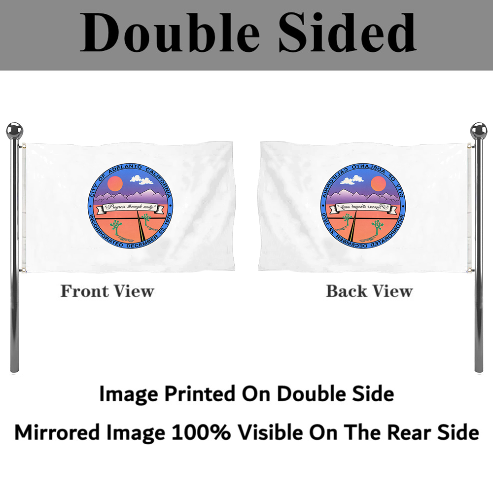 Fyon Adelanto, California Flag Banner