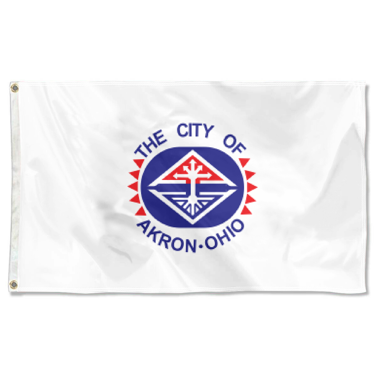 Fyon Akron, Ohio Flag (1965–1996)Banner