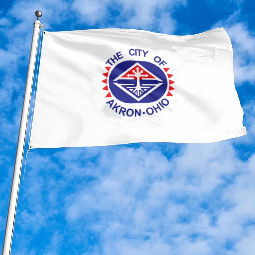 Fyon Akron, Ohio Flag (1965–1996)Banner