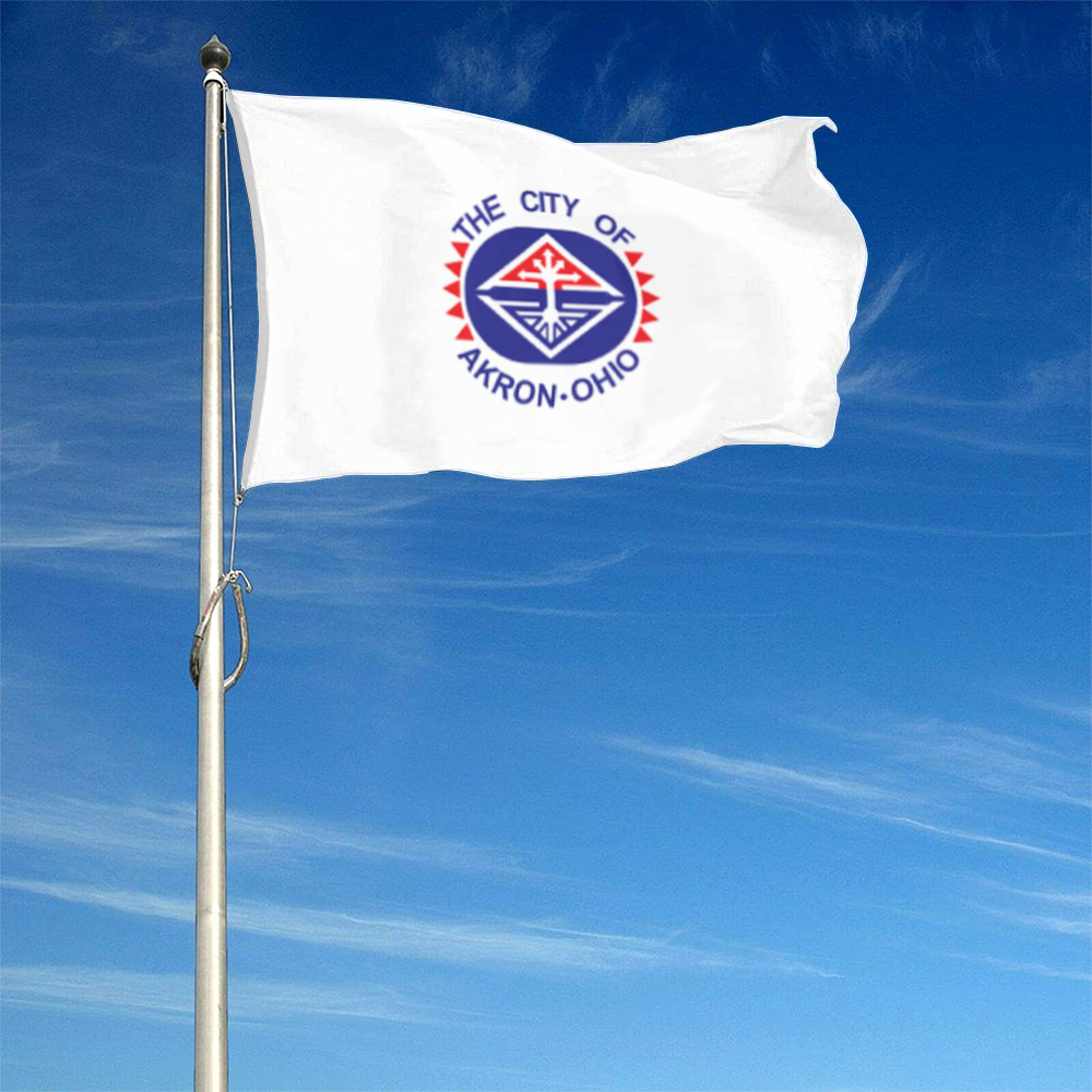 Fyon Akron, Ohio Flag (1965–1996)Banner