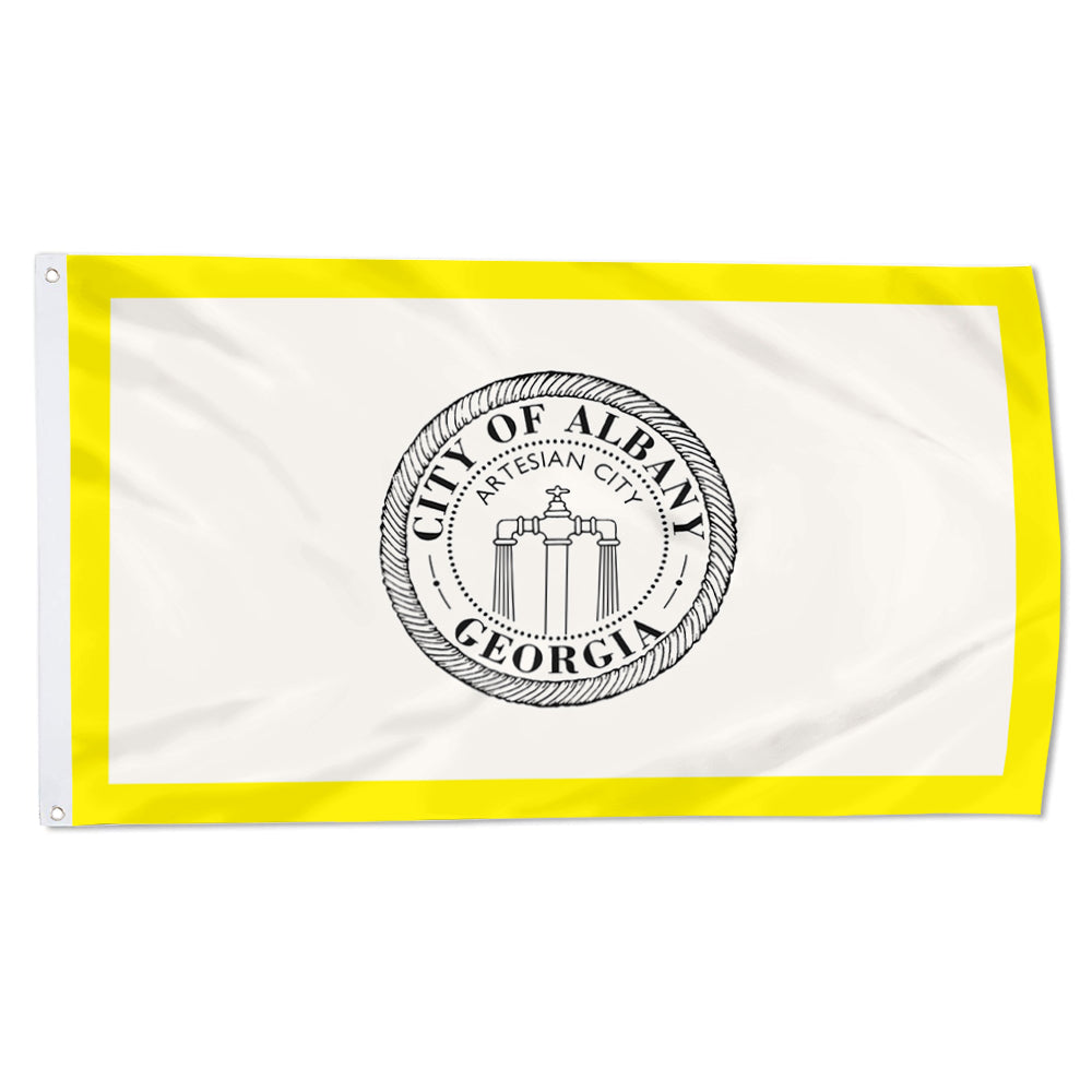 Fyon Albany, Georgia Flag Indoor and Outdoor Banner