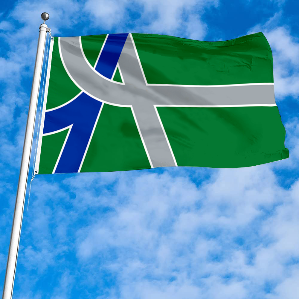 Fyon Albany, Oregon flag banner