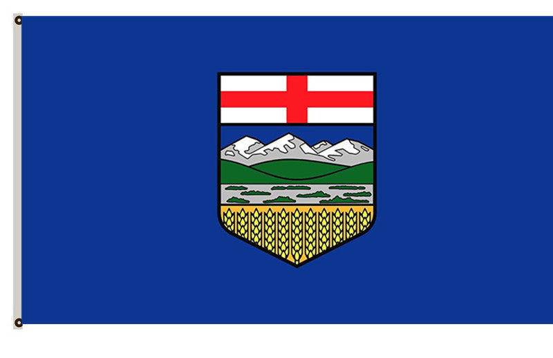 Alberta banner landscape flag
