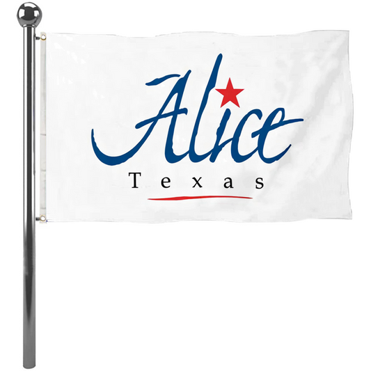 Fyon Alice, Texas flag Banner